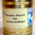 Hundefutter frisches Fleisch mit zartem Geflügel